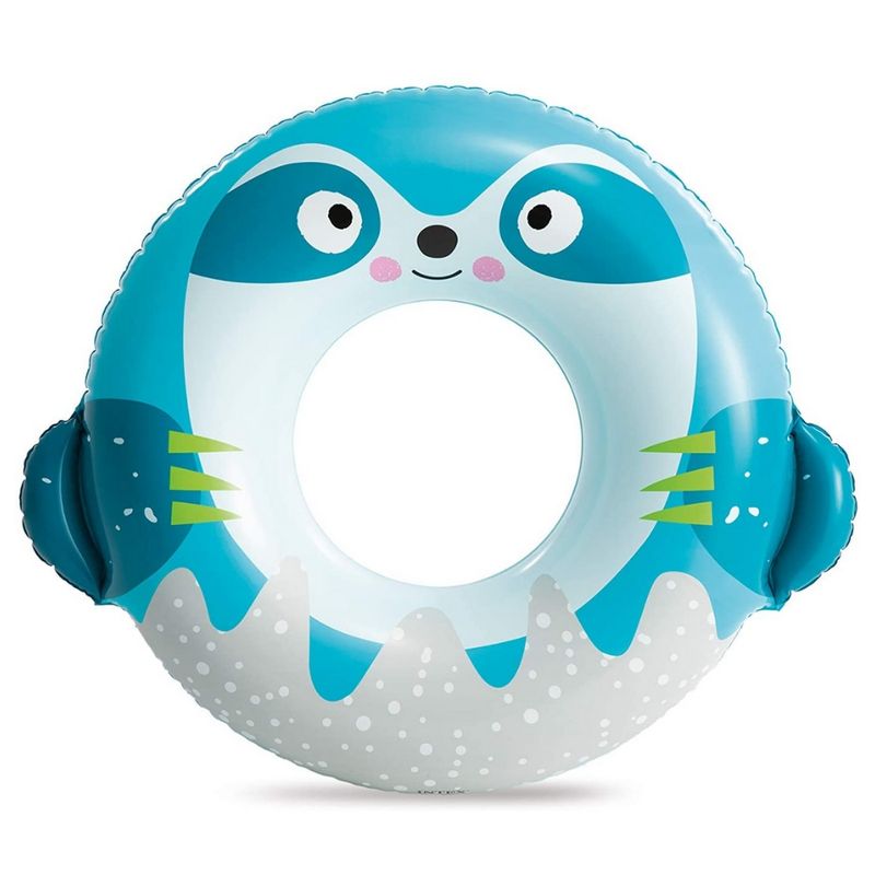 INTEX - Flotador Inflable Redondo Perezoso 76 Cm Cute Animal