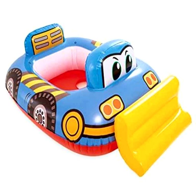 Flotador Inflable Bebe Camion de Construccion Capacidad 15 Kg Kiddie Float