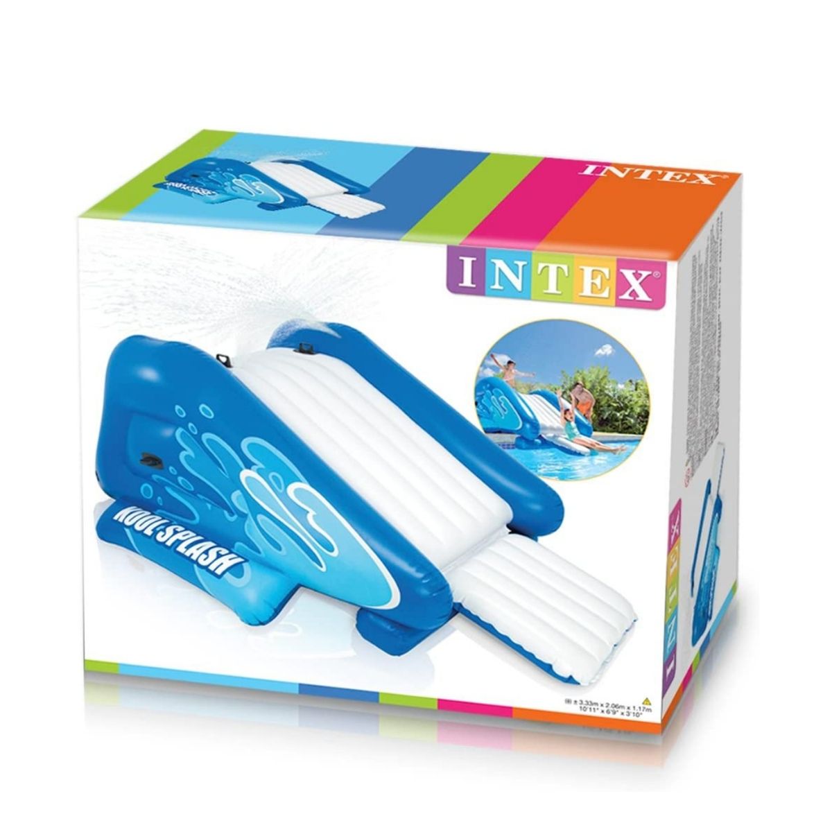INTEX - Tobogán Inflable Para Piscina Kool Splash