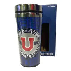 U DE CHILE - Vaso Mug Térmico Antiderrame 450ml - Azul