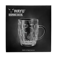 WAYU - Vaso Cervecero Schopero Vidrio 540ml