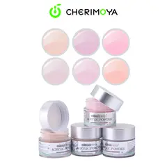 CHERIMOYA - Set de polvos acrílicos 6 unidades colores nude.-