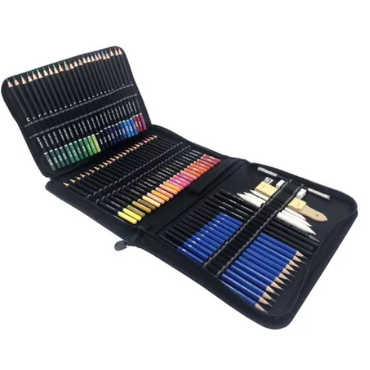 ESHOPANGIE - Estuche Lápices De Colores 96 Piezas Dibujo Profesional