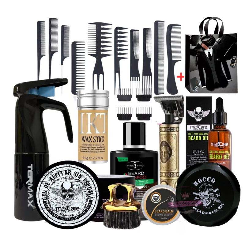 MAXCARE - Kit Crecimiento De Barba Y Cuidado Capilar