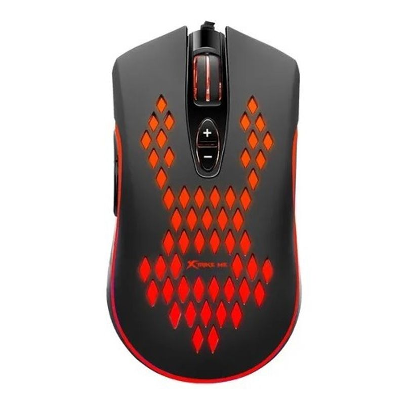 XTRIKE ME - Mouse Gamer Alambrico Luz Rgb Programable Xtrike Me Gm-222