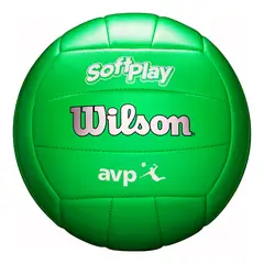 WILSON - Balón Volleyball Soft Play AVP Tamaño 5 Verde