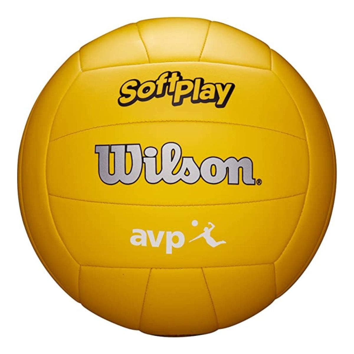 WILSON - Balón Volleyball Soft Play AVP Tamaño 5 Amarillo