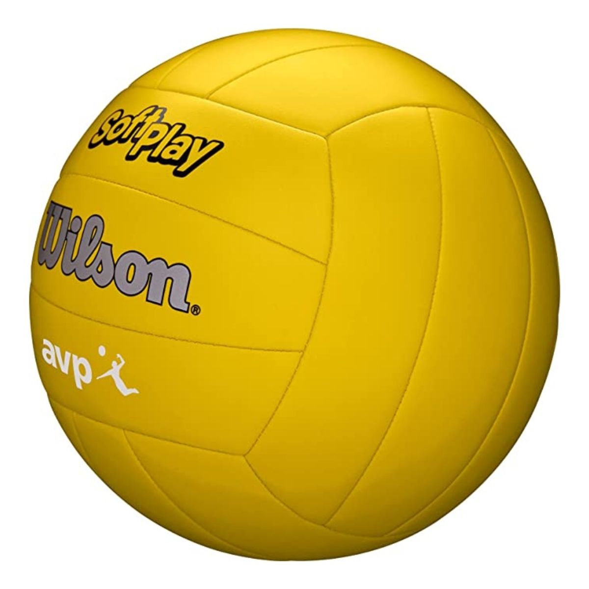 WILSON - Balón Volleyball Soft Play AVP Tamaño 5 Amarillo
