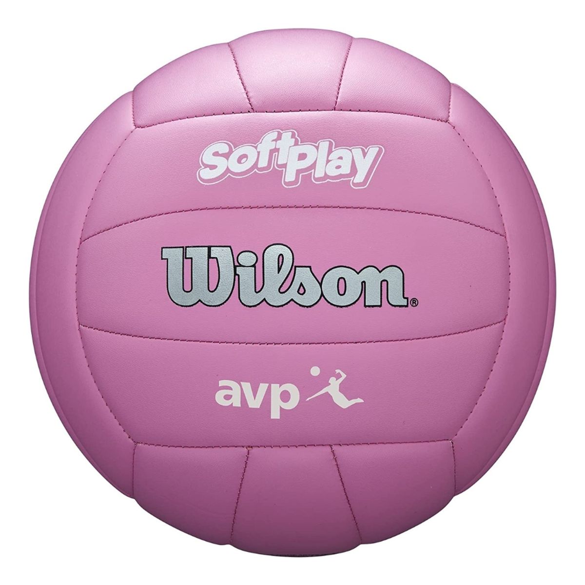 WILSON - Balón Volleyball Soft Play AVP Tamaño 5 Rosado