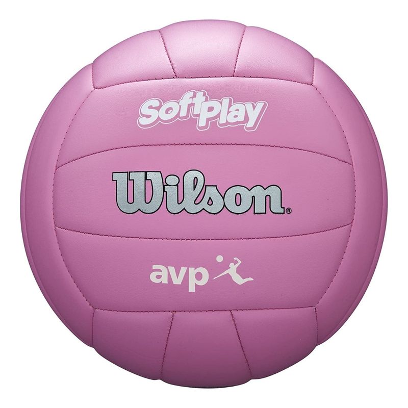 WILSON - Balón Volleyball Soft Play AVP Tamaño 5 Rosado