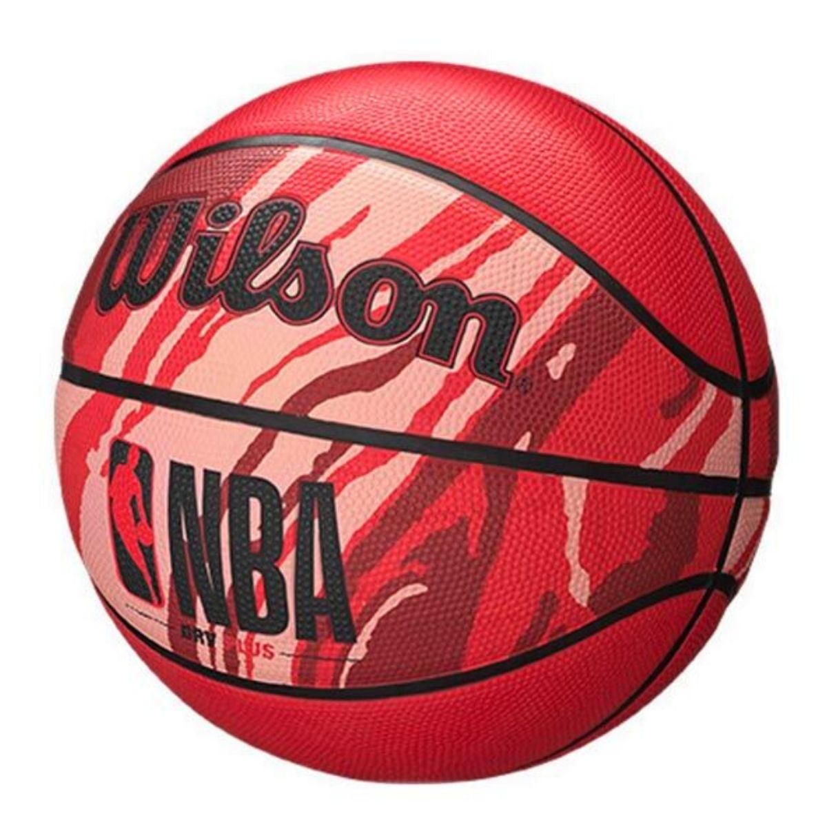 WILSON - Balón Basketball NBA DRV Plus Outdoor Tamaño 7 Rojo Granito
