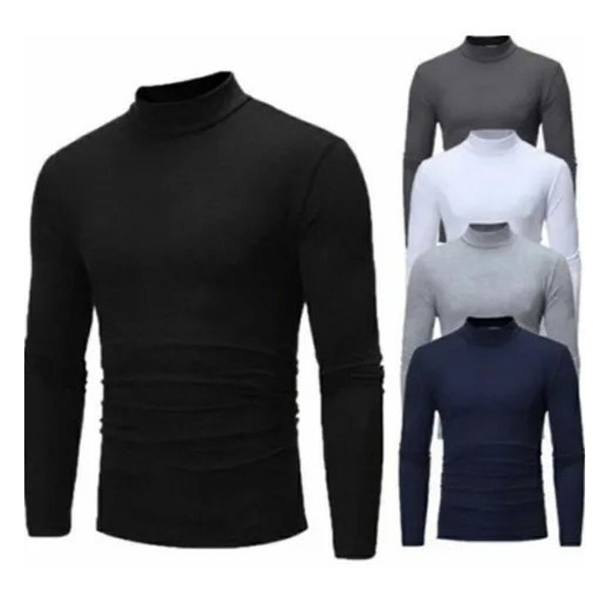 EVERSO - Camiseta Beatle Bambú Manga Larga Forro Polar