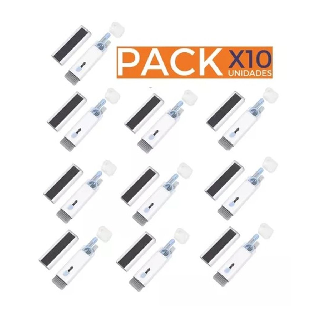 GENERICO - X10 Kit Limpieza Electrónica Auriculares Para Teclado 7 En 1