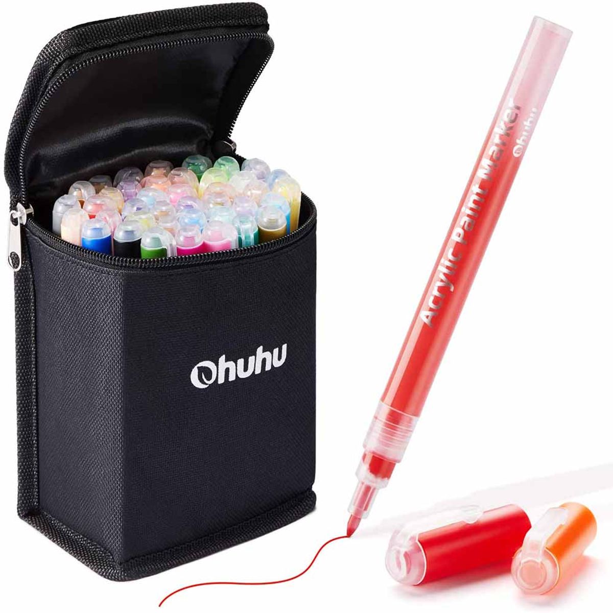 OHUHU - Ohuhu 40 Marcadores Acrílicos Para Manualidades