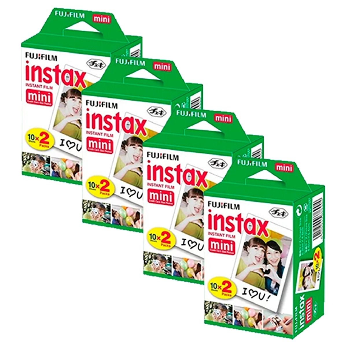 FUJIFILM - PACK X4 PELÍCULA FUJIFILM INSTAX MINI 80 UN