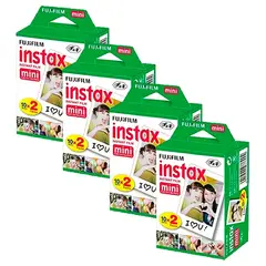 FUJIFILM - PACK X4 PELÍCULA INSTAX MINI 80 UN