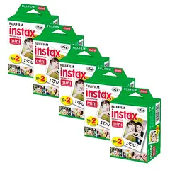 FUJIFILM - Pack X5 películas Instax mini 100 fotos