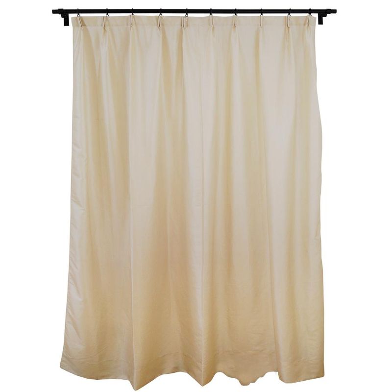 TEXFINA - Cortina Silky Pinzas 160x230 cm Beige