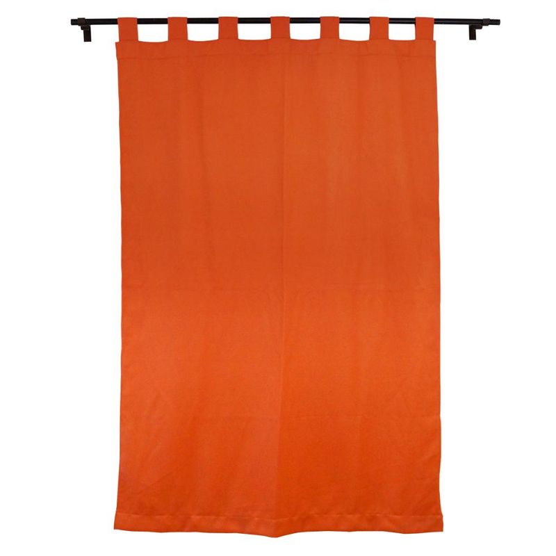 TEXFINA - Cortina Rafia Presillas 135x220 cm Terracota