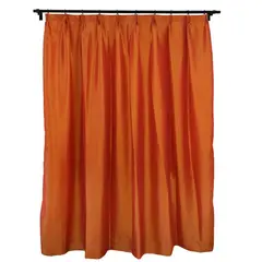 TEXFINA - Cortina Silky Pinzas 160x230 cm - Naranja - Naranjo