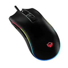 MEETION - Mouse Gamer Hera RGB 8000 DPI con 8 Botones y Polling Rate de 1000 Hz