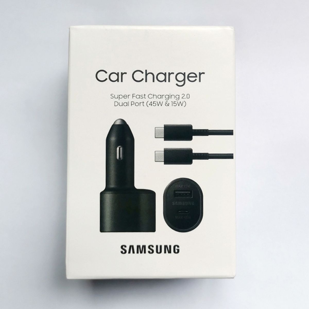 SAMSUNG - ADAPTADOR SAMSUNG AUTO DUAL 12V 15W 45W
