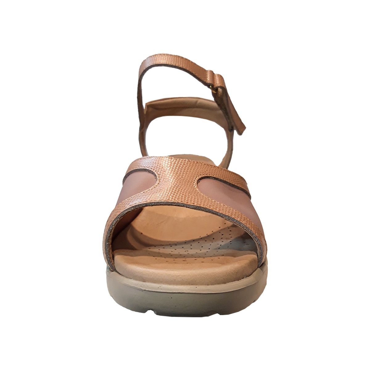 MIKE'S - Sandalia Mujer Cuero Neoprene Lezard Mike`s MIKE'S