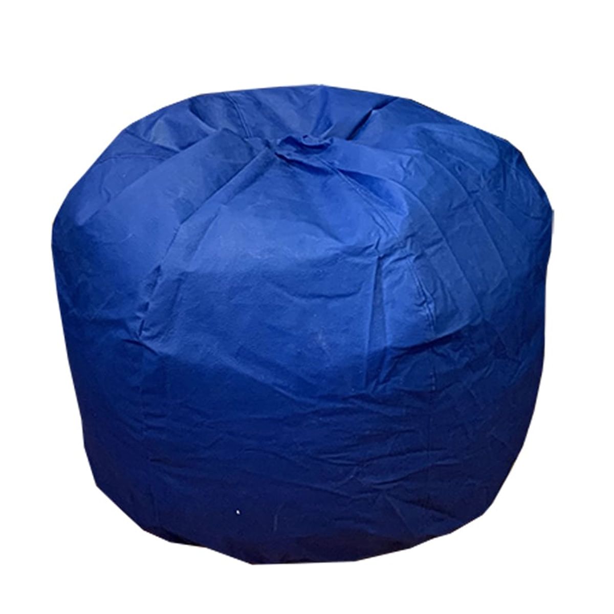 REHUCE - Puff eco cuero M - Azul