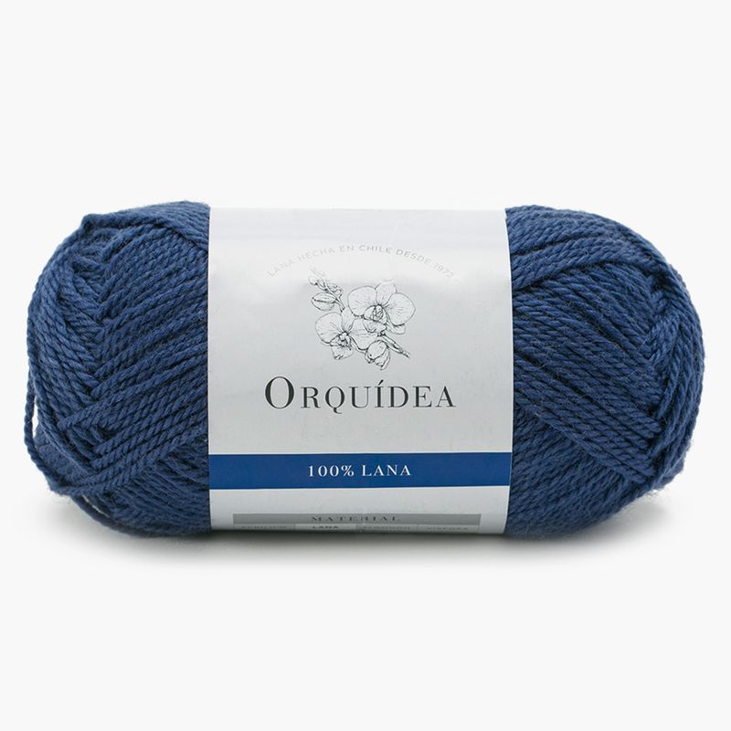 GENERICO - Lana 100% 5/3  Orquidea 100grs - Azul