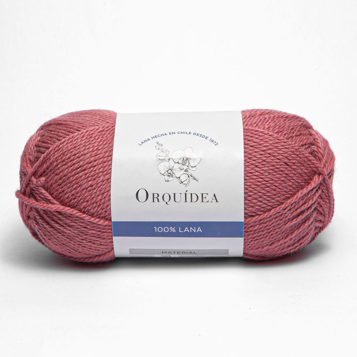 GENERICO - Lana 100% 5/3  Orquidea 100grs - Malva
