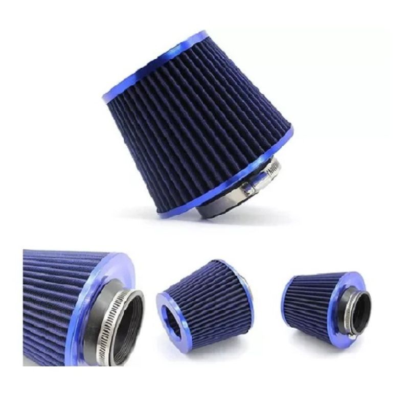 LISM - Filtro De Aire Alto Flujo Conico 76mm Tuning 212051 Azul