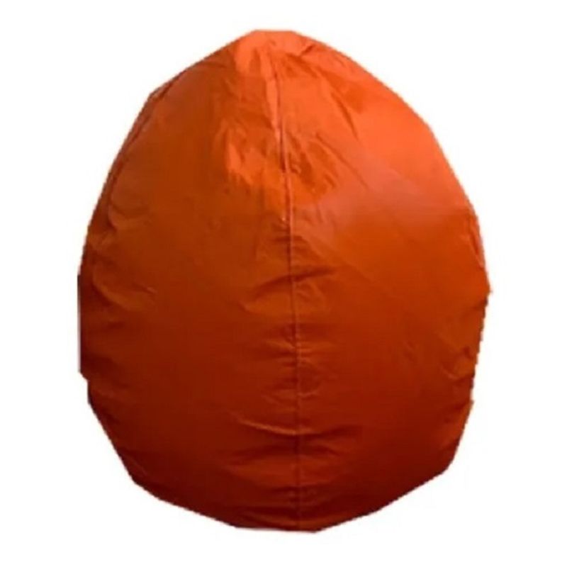 REHUCE - Puff eco cuero M - Naranjo