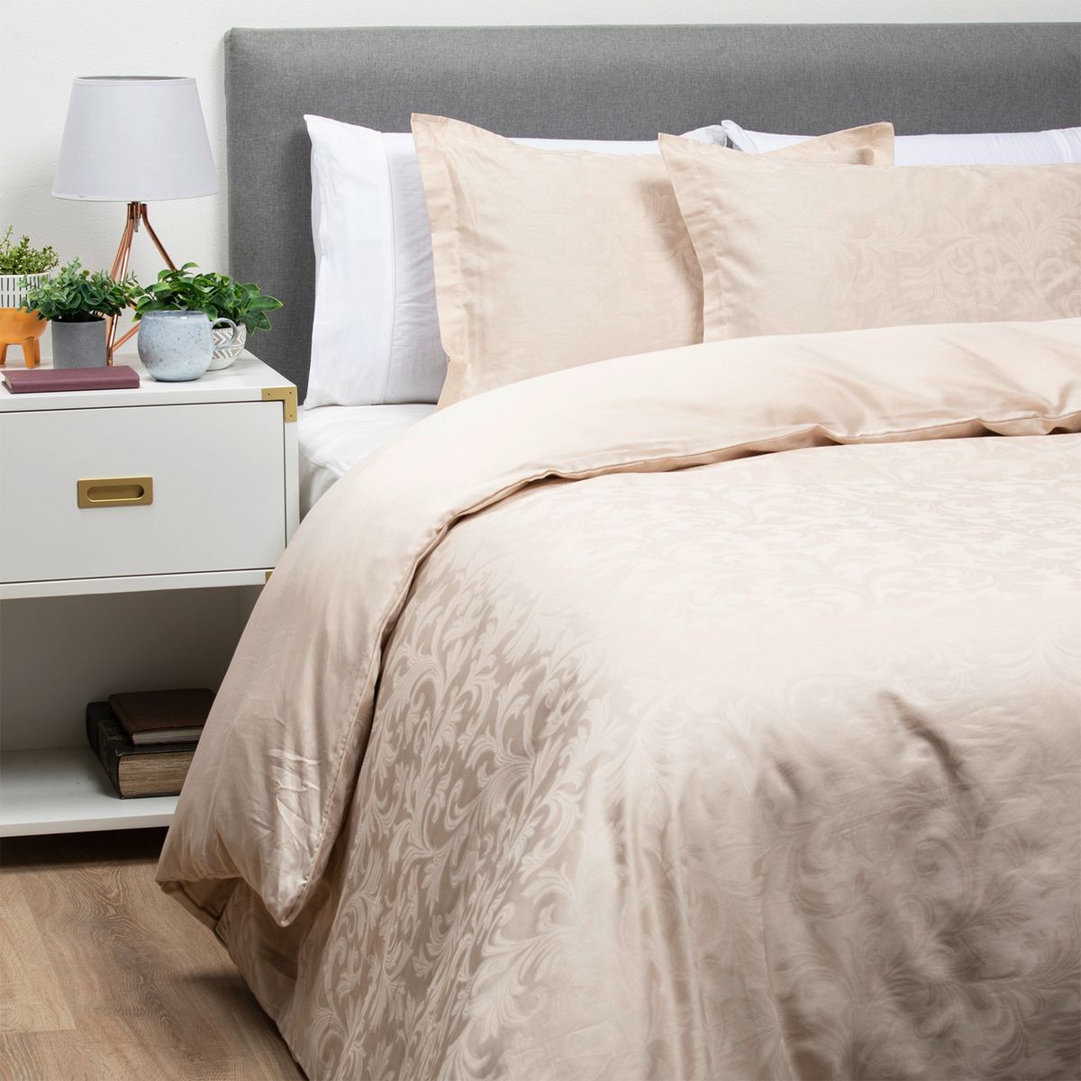 GENERICO - Funda de Plumón Payava jaquard satén King