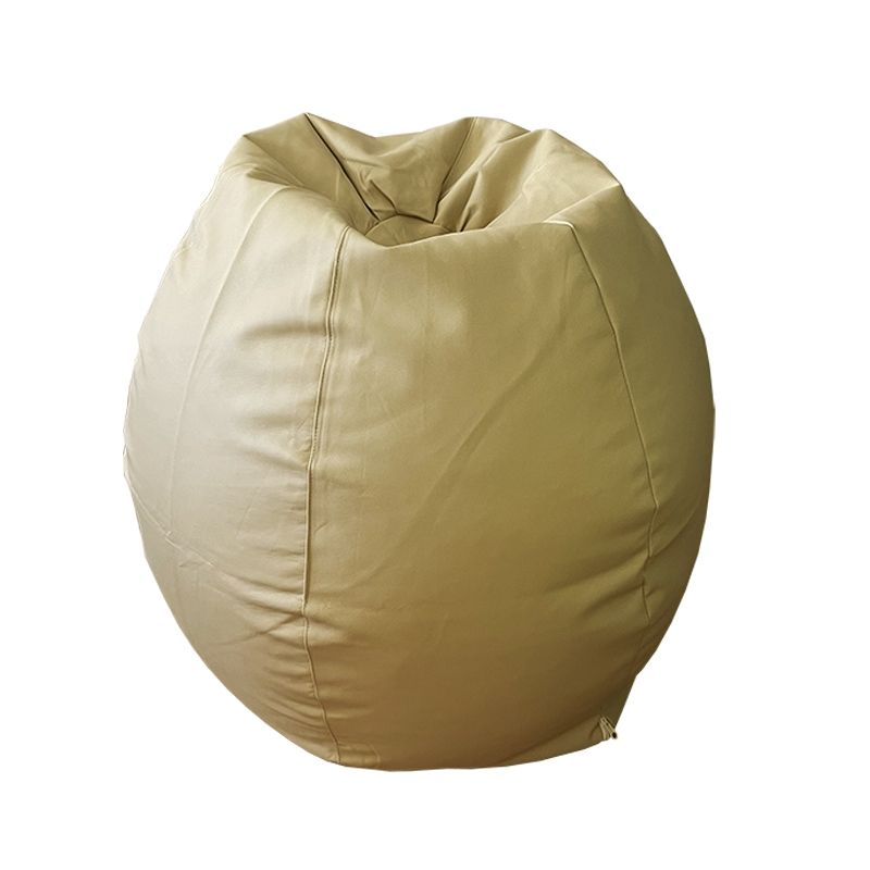 REHUCE - Puff Pera Tamaño M Cuerina Pu Premium Color Beige