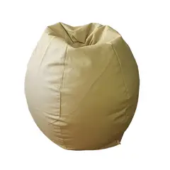 REHUCE - Puff Pera Tamaño M Cuerina Pu Premium Color Beige