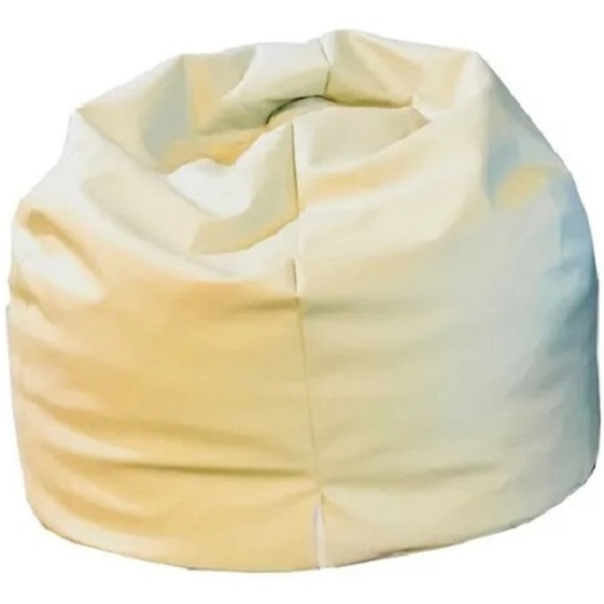 REHUCE - Puff Pera M Cuerina PU Premium  Color Blanco.