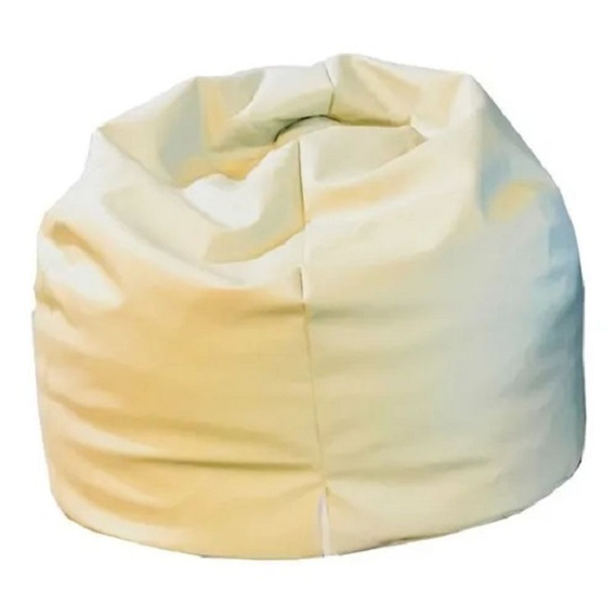 REHUCE - Puff Pera M Cuerina PU Premium  Color Blanco.