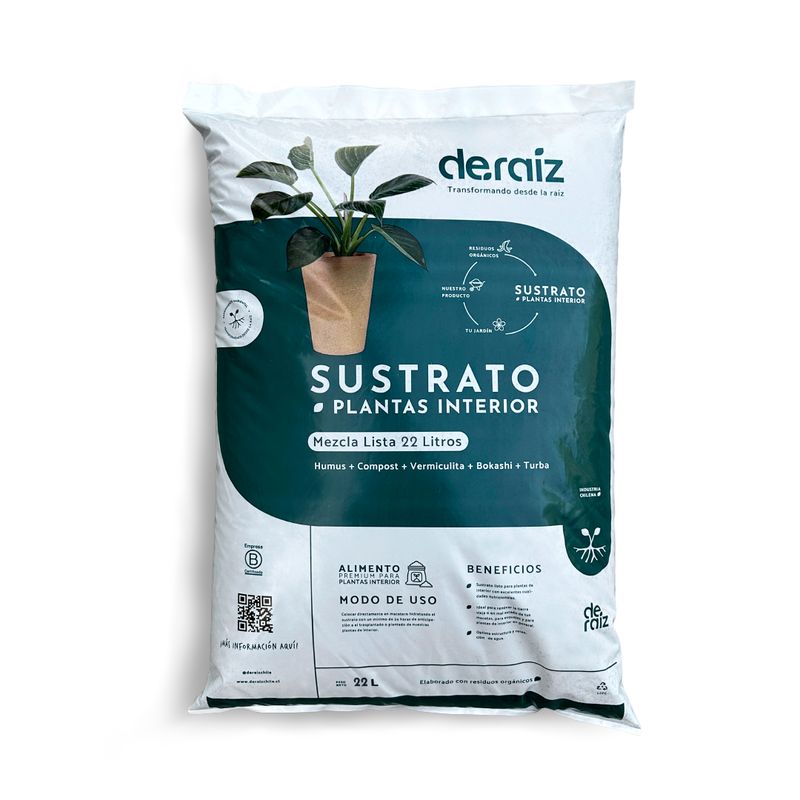 DE RAÍZ - Sustrato Plantas Interior 22L De Raíz Abono