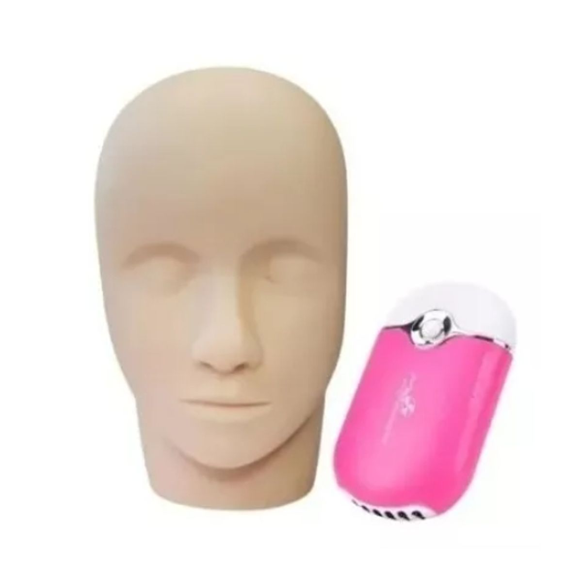 GENERICO - Cabeza O Maniquí De Practica  Ventilador De Pestañas