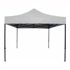 TEVERE - Toldo Plegable 3x3 Impermeable Blanco