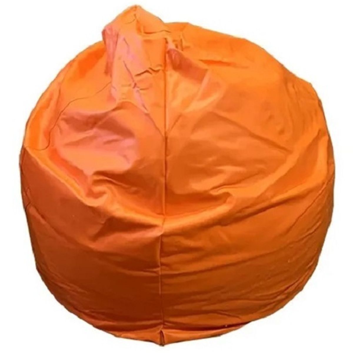 REHUCE - Puff  eco cuero premium M  Naranjo