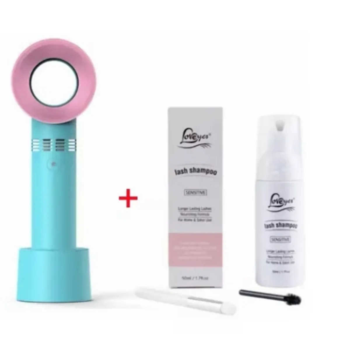 GENERICO - Ventilador De Pestañas Sin Aspas  Shampoo Para Pestañas