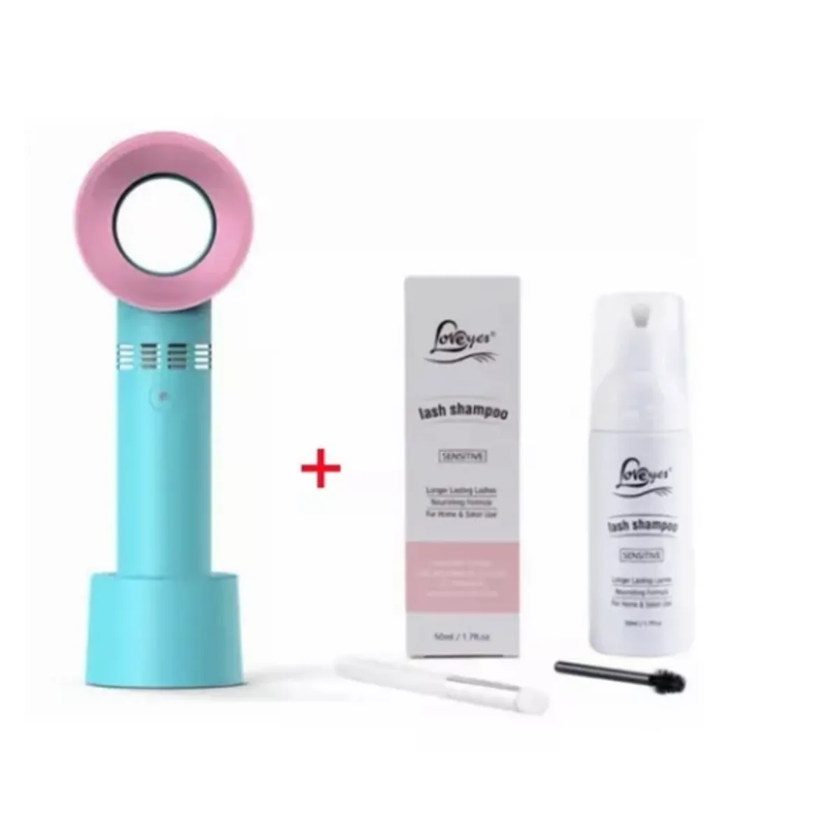 GENERICO - Ventilador De Pestañas Sin Aspas  Shampoo Para Pestañas