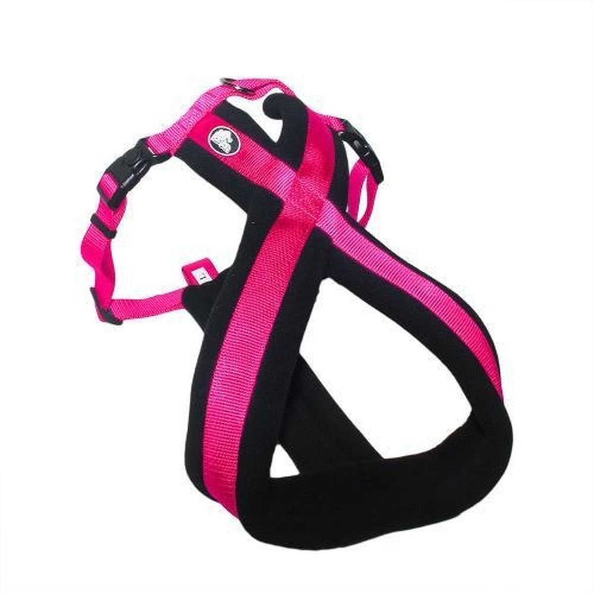 MASCAN - Arnés Cruzado Acolchado Talla L Fucsia Perros Mascan