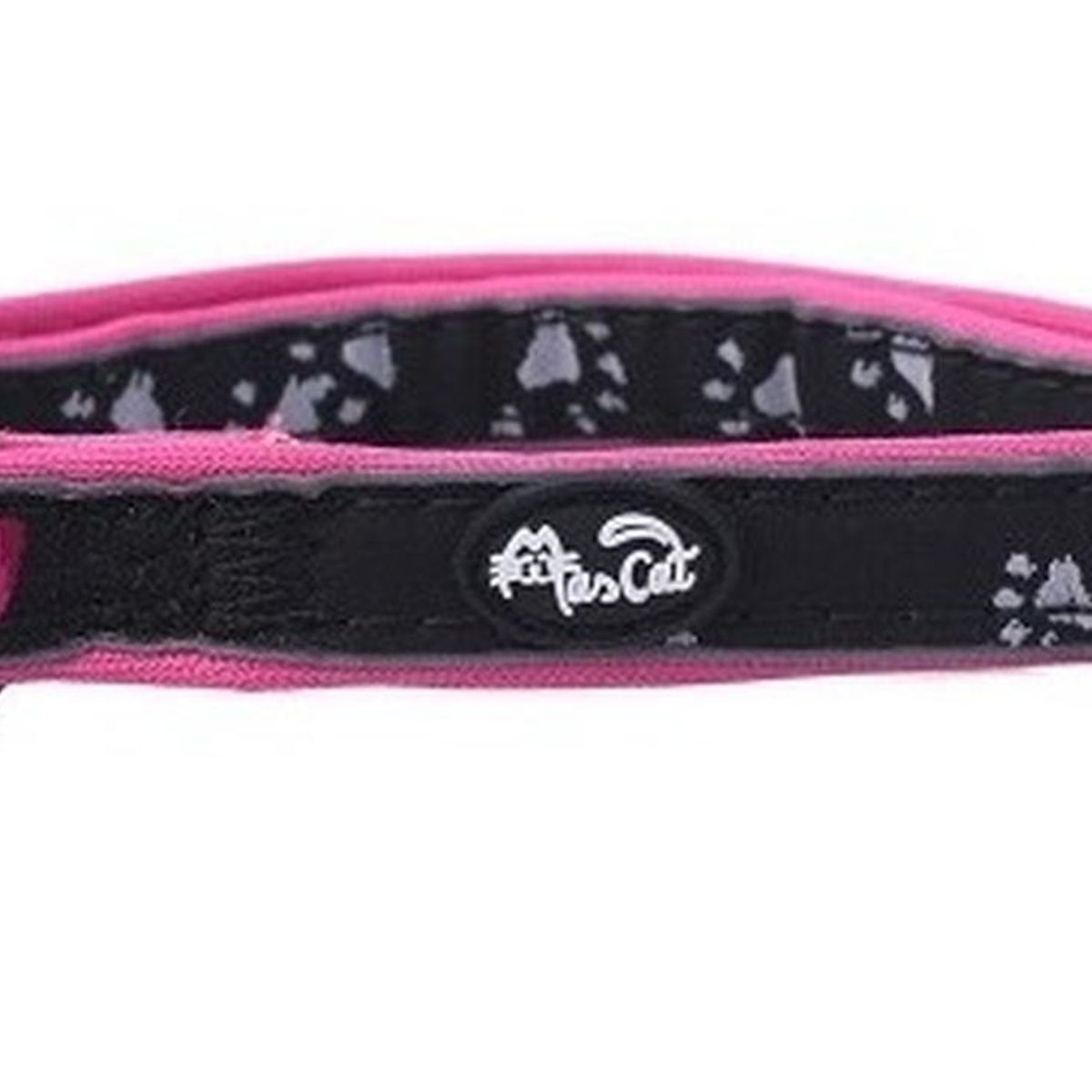 MASCAN - Collar Acolchado Reflectante Fucsia Para Gato Mascan