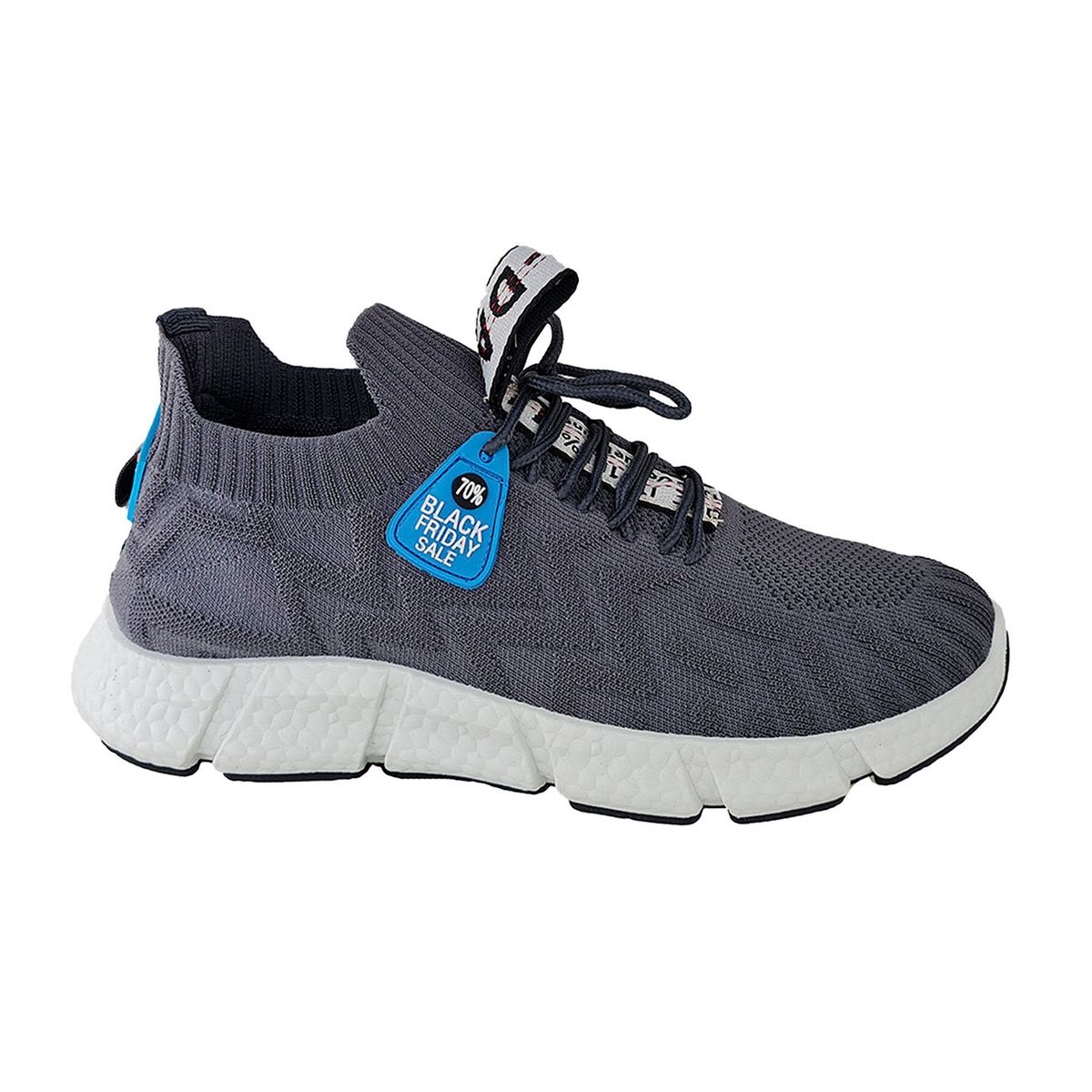 GENERICO - Zapatillas Deportivas De Hombre Super Comodas Gris - 1085