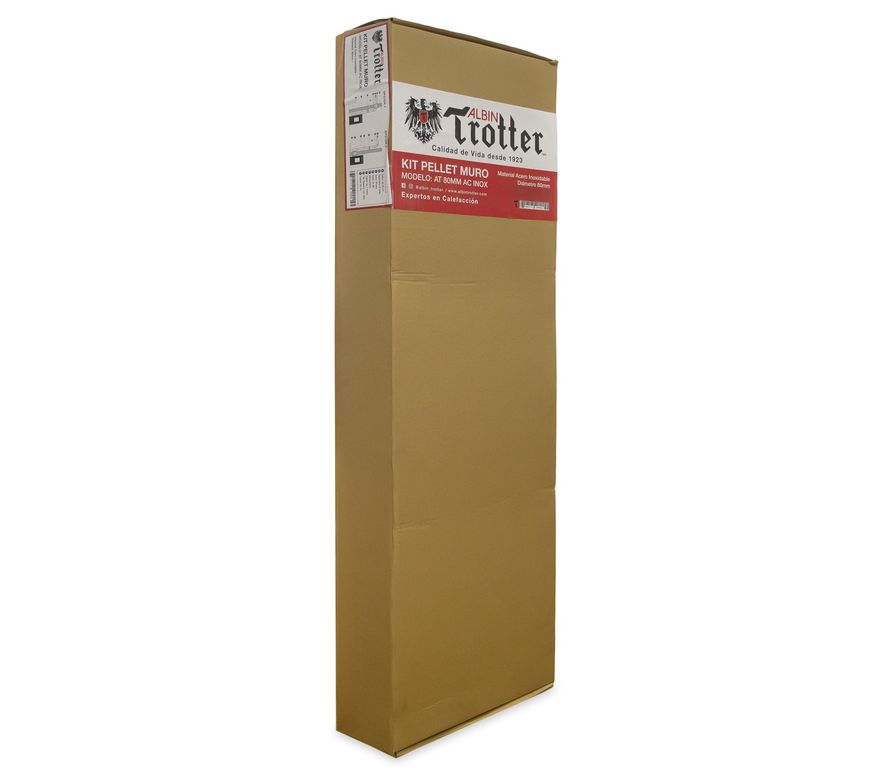 Kit Tubos Estufa A Pellet Ducto 80mm Ac Inox