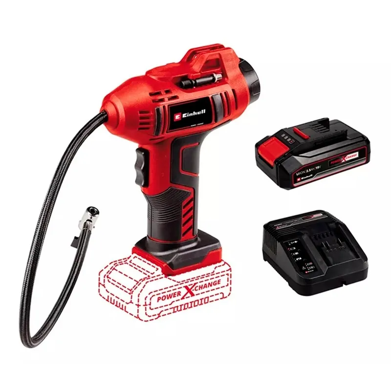 EINHELL - Inflador Compresor Aire Inalámbrico 18v Bat Carg Einhell