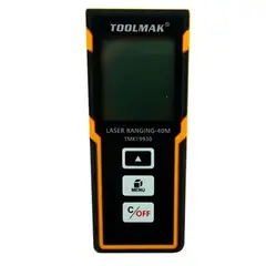 GENERICO - Medidor De Distancia Láser 40 Metros Toolmak Tmk19930