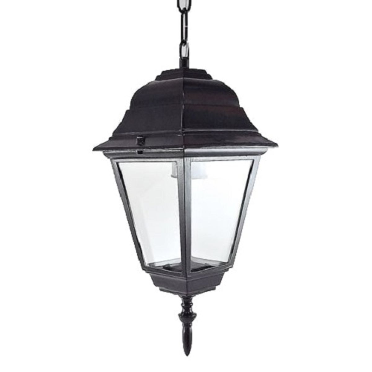 GENERICO - Farol Colgante Lorain Estilo Rústico  Vintage Negro